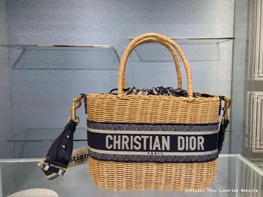 Tony Luxuries WICKER BAG diro BASKET 0701